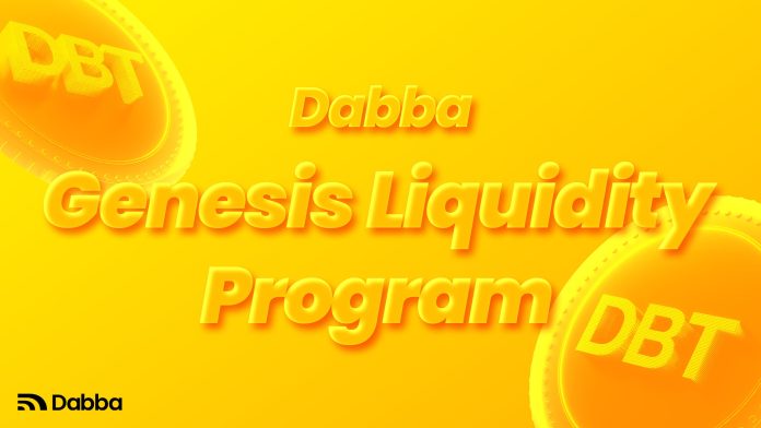 Dabba Genesis Liquidity Program Dabba Genesis Liquidity Program