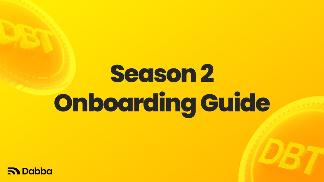 Season 2 Onboarding Season 2 Onboarding